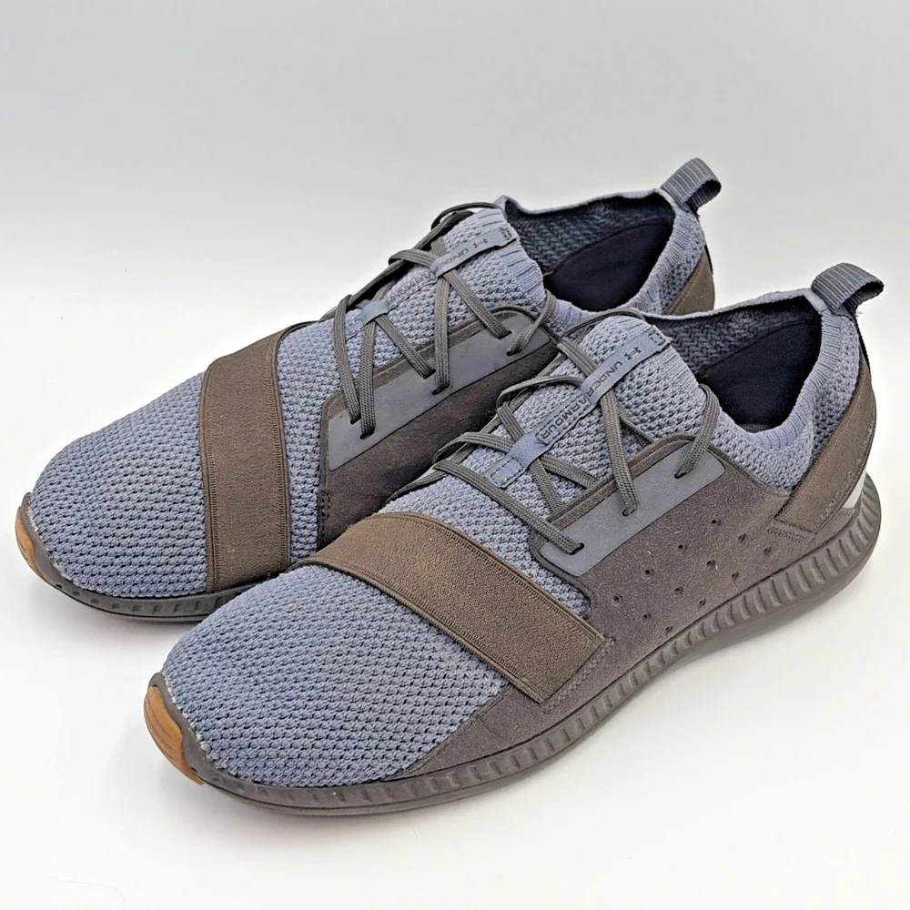 Under Armour Threadborne Shift Apollo Truffle Gray Running Shoes Sneaker Mens 10